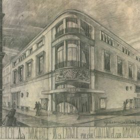 Michel Ouchacoff 1948 architecture theatre facade espace galerie art le comoedia patrimoine historique brest finistere