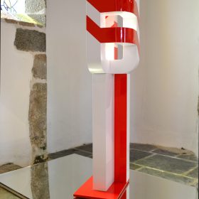 Le signal carre vincent de Monpezat sculpture galerie espace d art le comoedia brest bretagne culture art contemporain