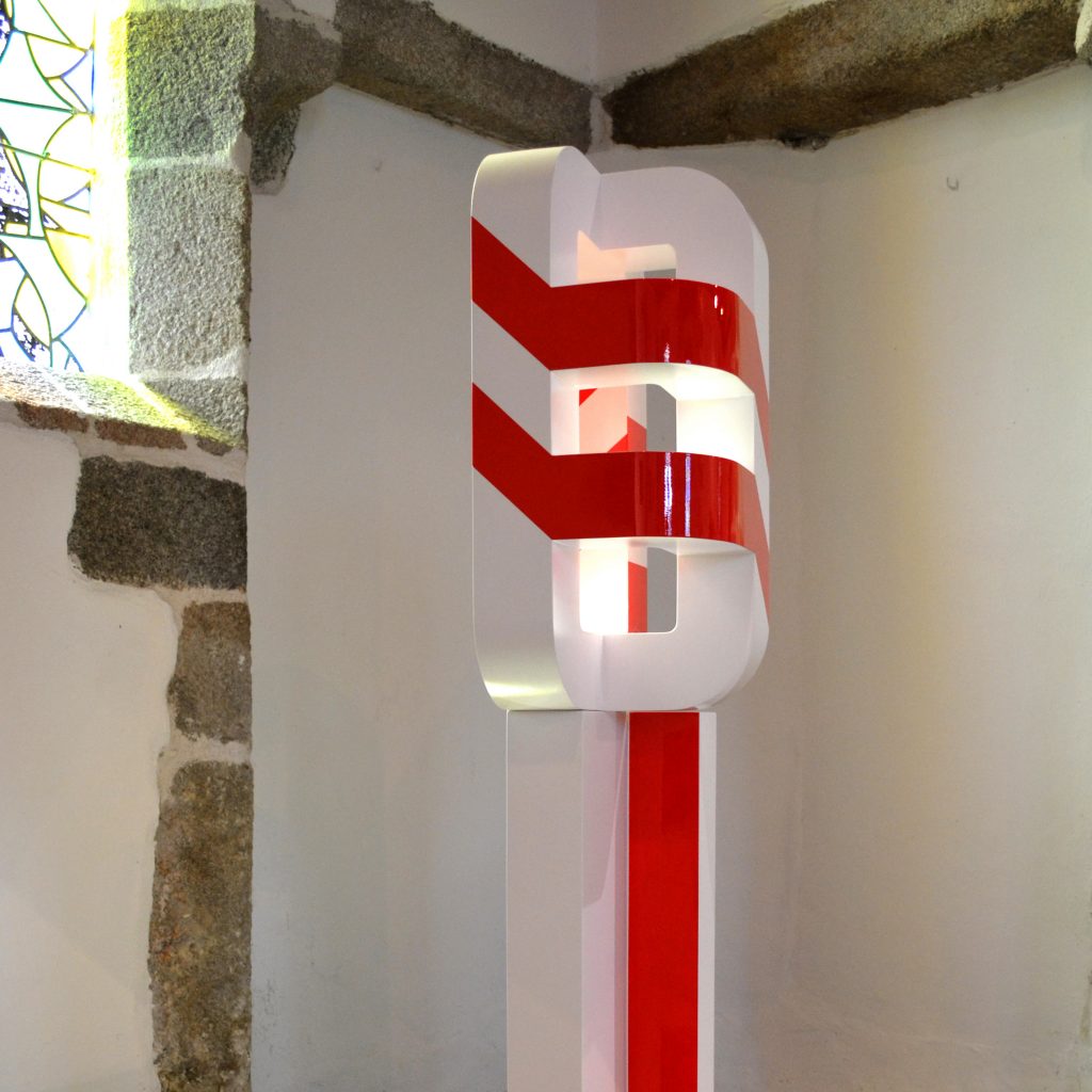 Le signal carre vincent de Monpezat sculpture galerie espace d art le comoedia brest bretagne culture art contemporain