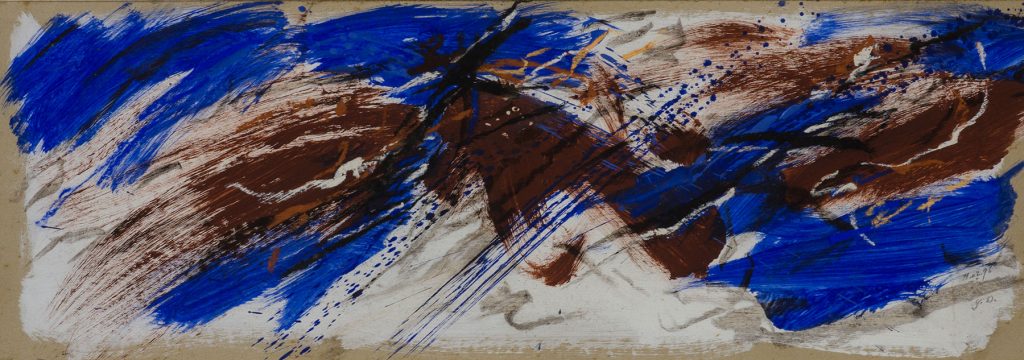 Yvon daniel bandeau exposition contemporaine galerie espace art le comoedia brest