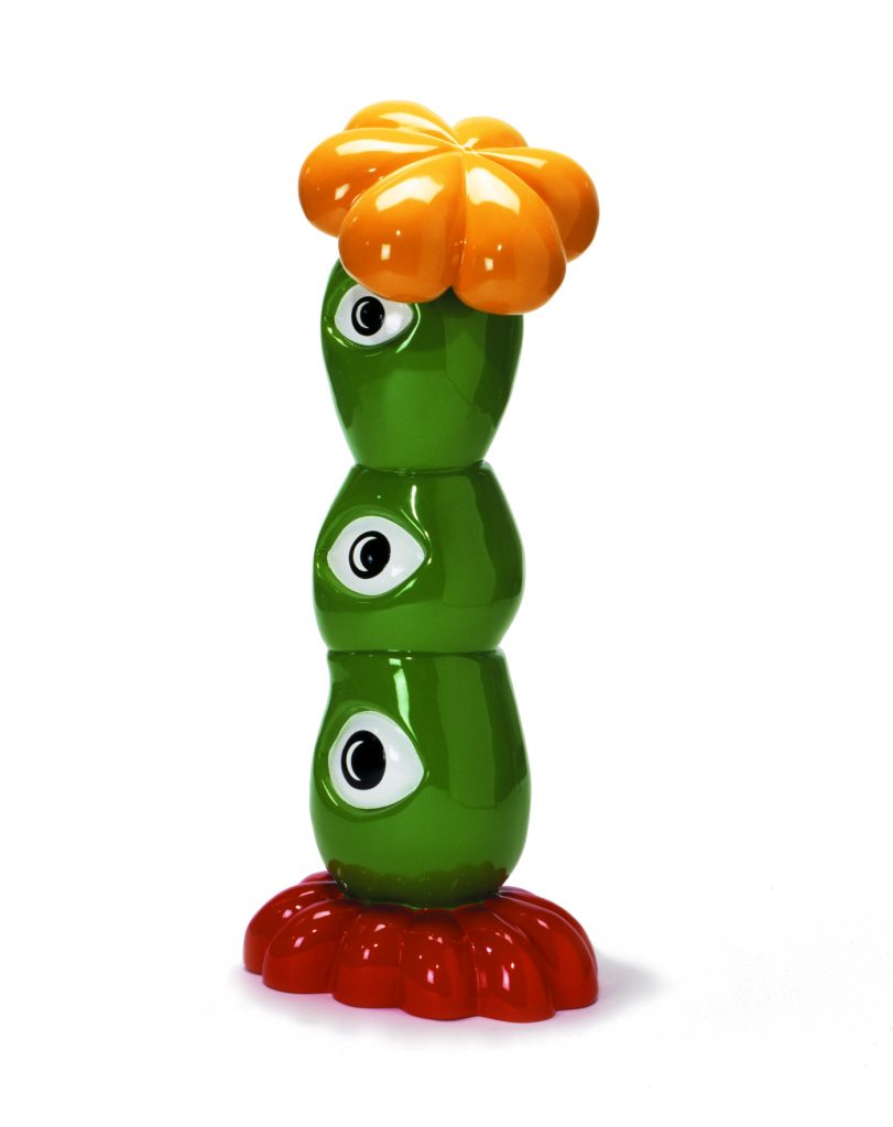Sculpture cactus vert de Richard Di Rosa Galerie espace art le Comoedia Brest