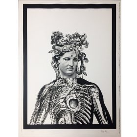 Iris de 13Bis lithographie digitale sur papier exposition art urbain galerie espace art le Comoedia
