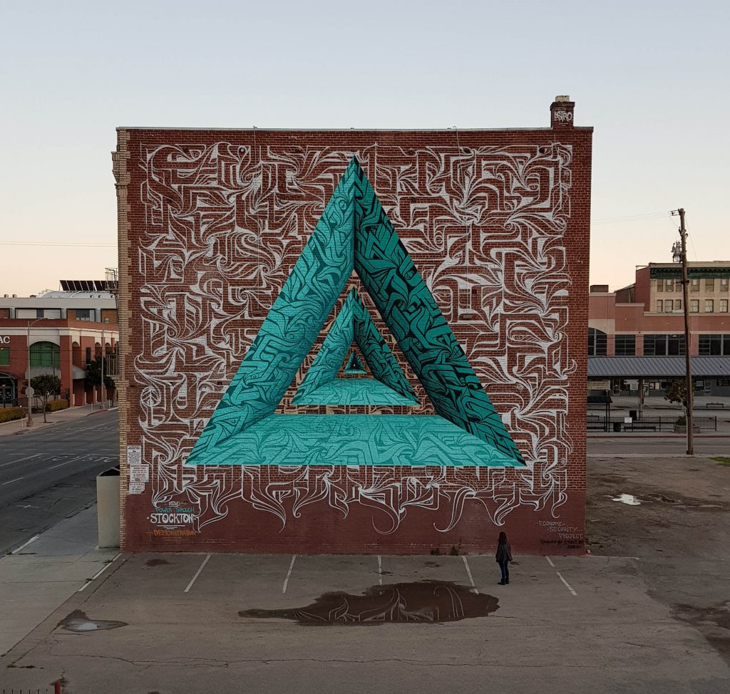 Astro Stockton Us artiste de la galerie espace art le Comoedia Brest exposition art urbain street art graff