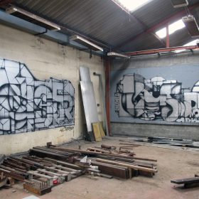 Outsider Silver Writing artiste de la galerie espace art le Comoedia Brest exposition art urbain street art graff