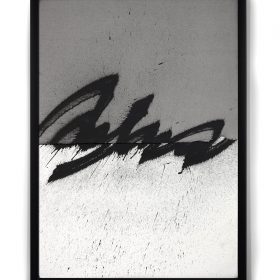 Pulverisateur sur papier Soemone artiste de la galerie espace art le Comoedia Brest exposition art urbain street art