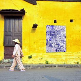 Ceramiques emaillee de Julien Soone artiste de la galerie art le Comoedia de Brest exposition art urbain