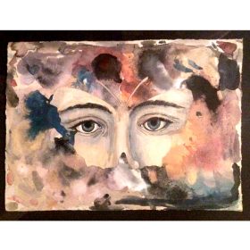 Les yeux de printemps de 13bis galerie art le Comoedia exposition art urbain