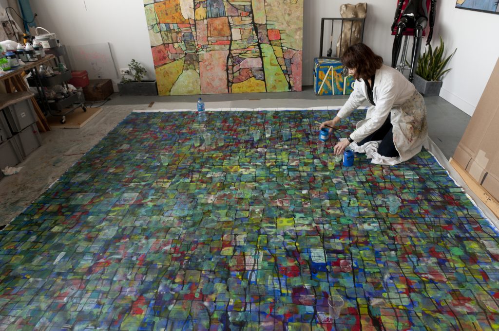 nansky atelier ill artiste le comoedia espace art patrice bouvier galerie gallery art contemporain brest finistere