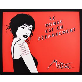 Le monde est en dérangement de Miss Tic exposition art urbain galerie art le Comoedia