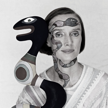 Photo - Portrait - Noir et blanc - Niki de Saint Phalle