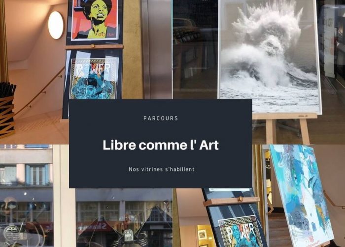 Brest. Pendant le confinement, les œuvres d’art s’affichent en vitrine des galeries