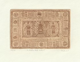 gravure de trois figures