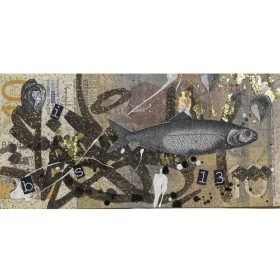 billet avec tag et collage