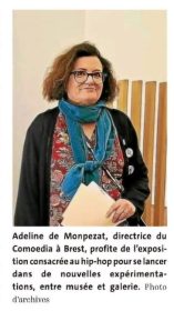 Adeline de Monpezat, directrice de la galerie Le Comoedia