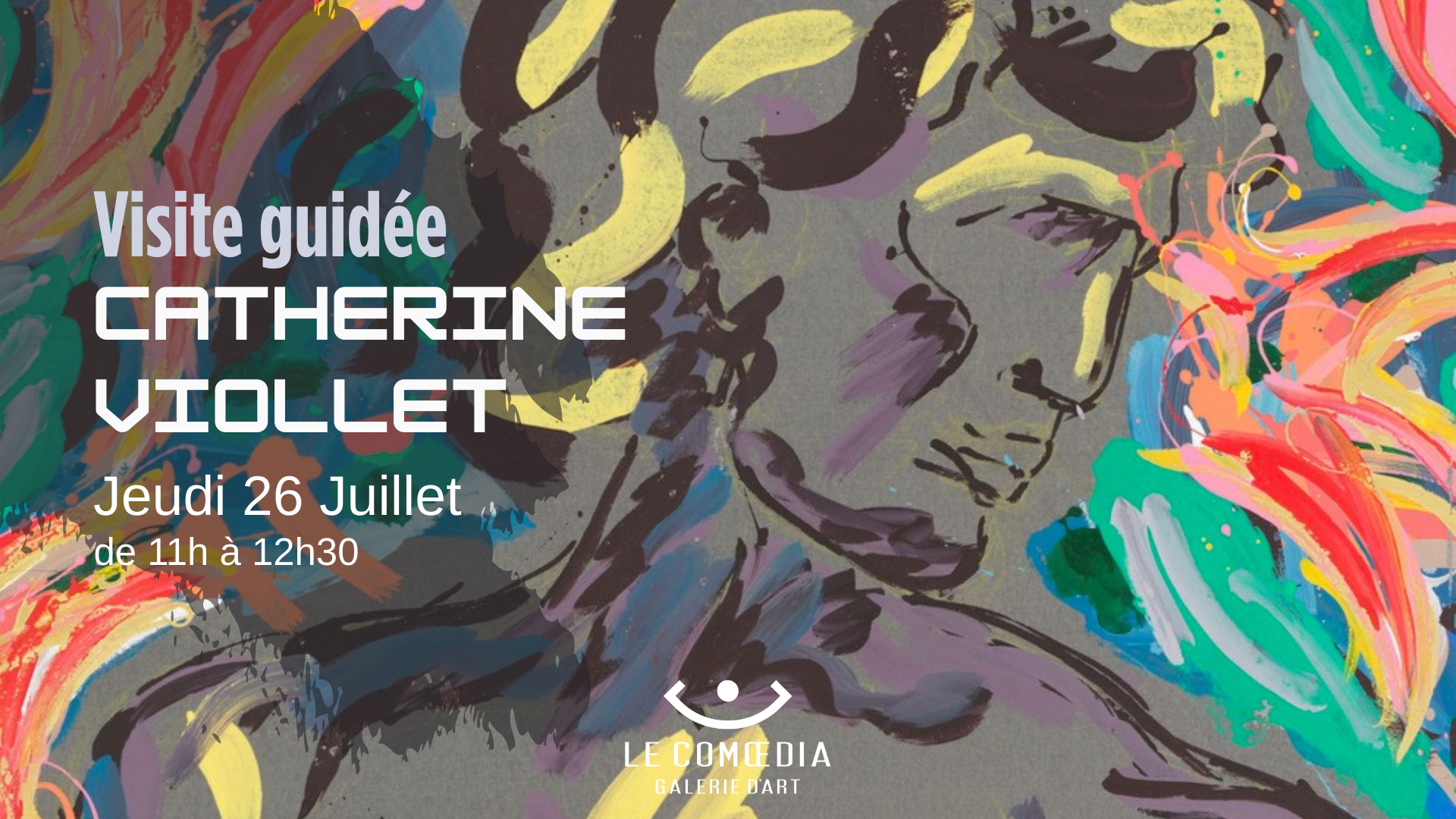Samedi 26 juillet, 11h-12h30 - L'Artiste vous guide : Catherine VIOLLET