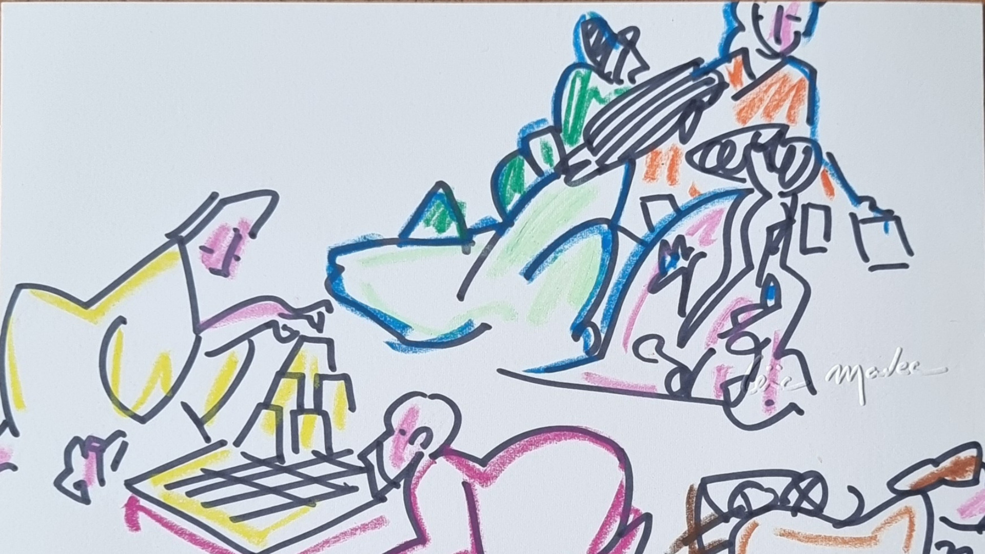 dessin coloré
