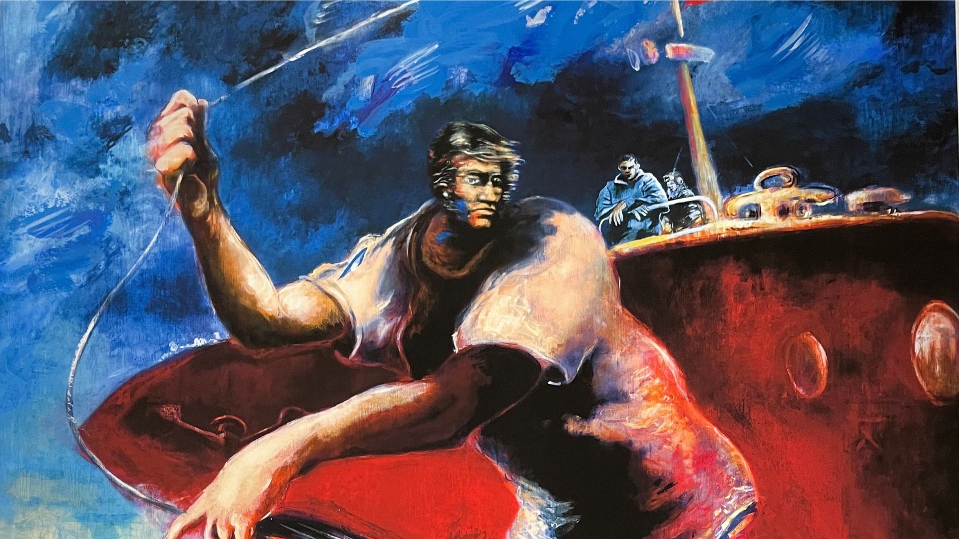 peinture au Grand Large de Paul Bloas