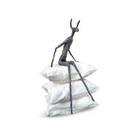 sculpture animalière sur les oreillers