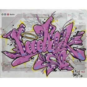 tag Lady K sur plan de Berlin