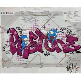 tag Phetone sur plan de Berlin