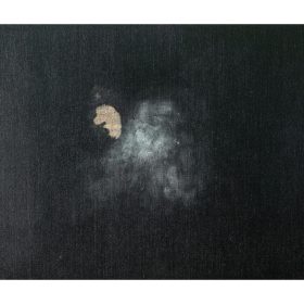 peinture abstract sur fond noir
