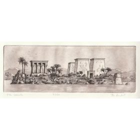 anciens bâtiment sur île