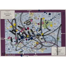 plan de rennes tagué par Lady K