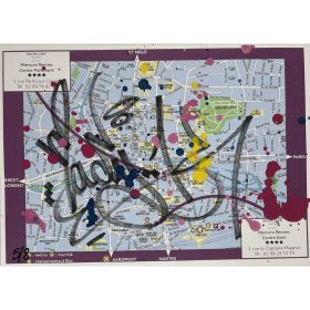 plan de rennes tagué par Lady K