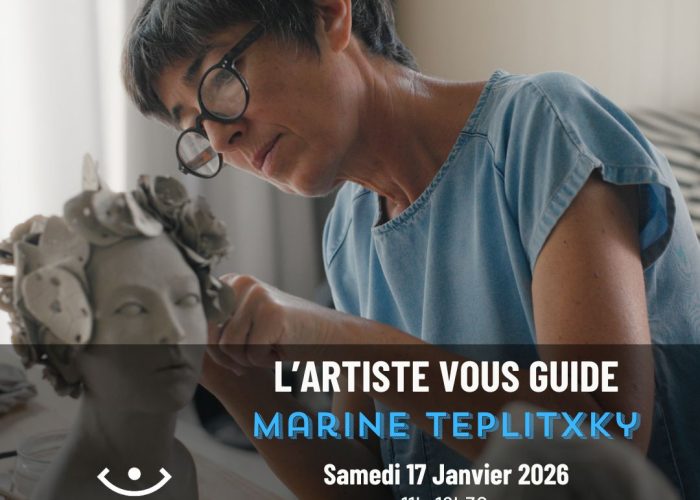 Marine Teplitxky dans son atelier