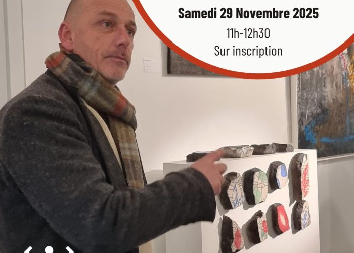 L'artiste Matthieu Dorval en visite guidée