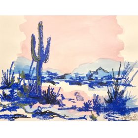 paysage inspiré du Nouveau Mexique