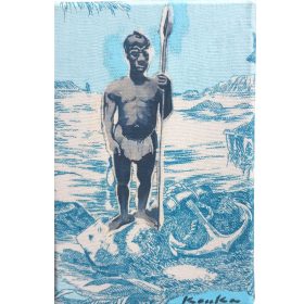 guerrier bantu sur toile