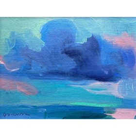 Mélange de nuages colorés