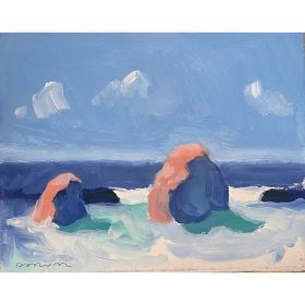 paysage de la mer Granite Rose Bretagne