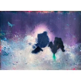 paysage de mer vague sur rochers