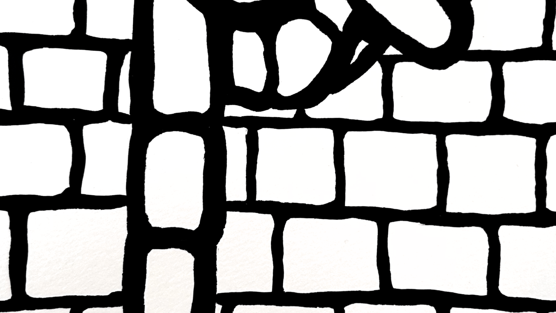 Crayon acrylique sur papier