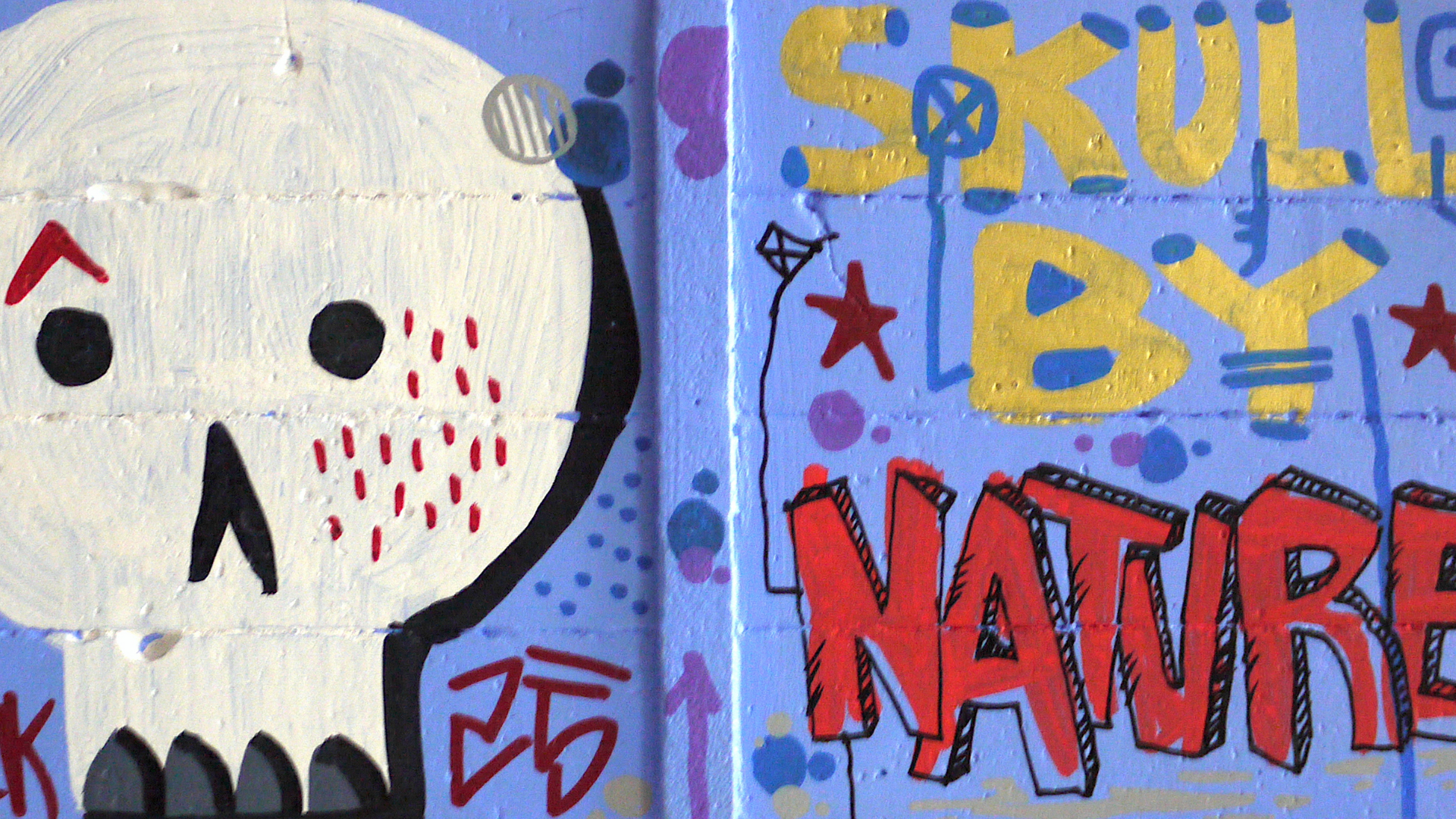 Posca et acrylique sur mur