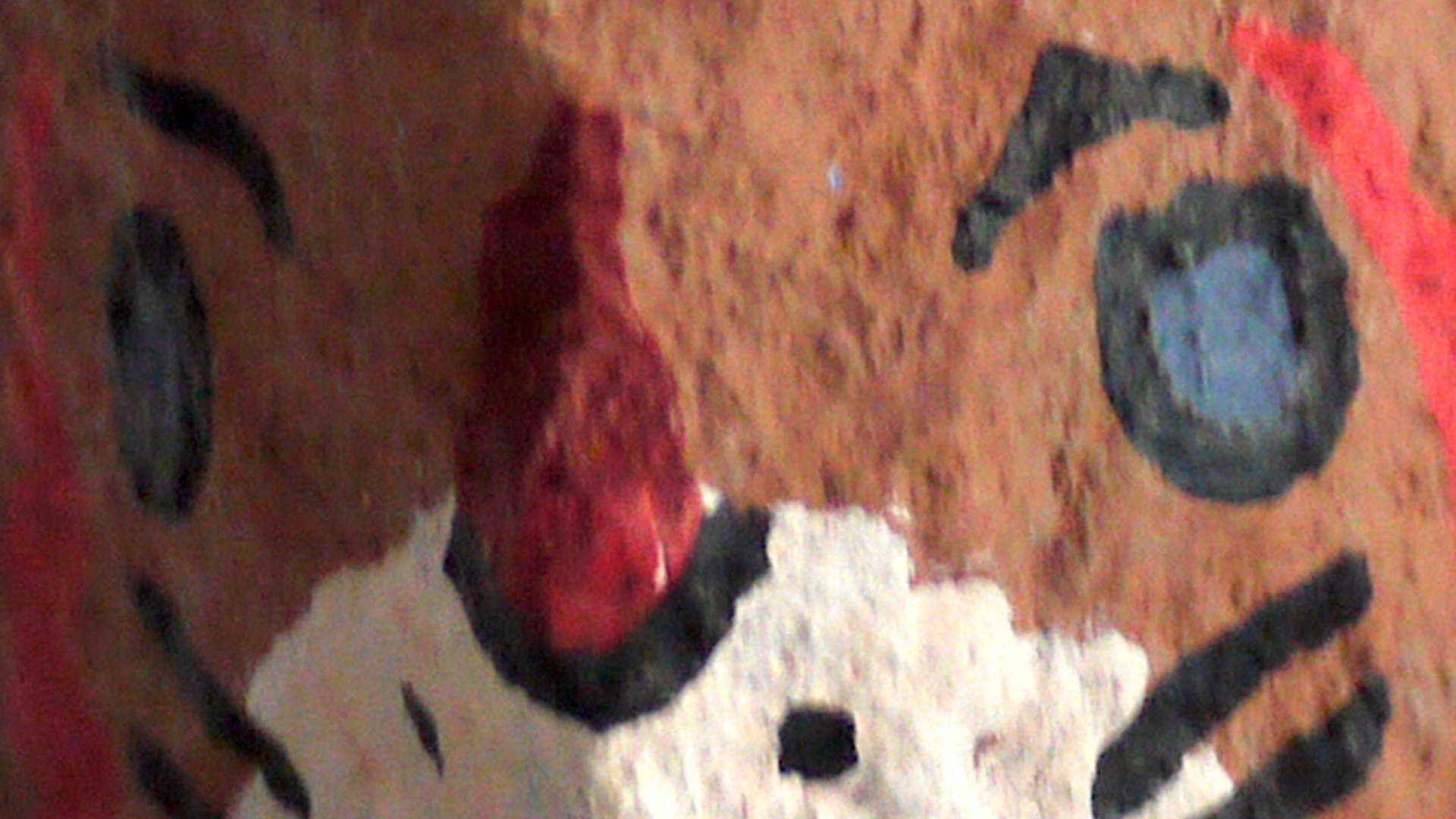 Pavé à l'acrylique et aux posca