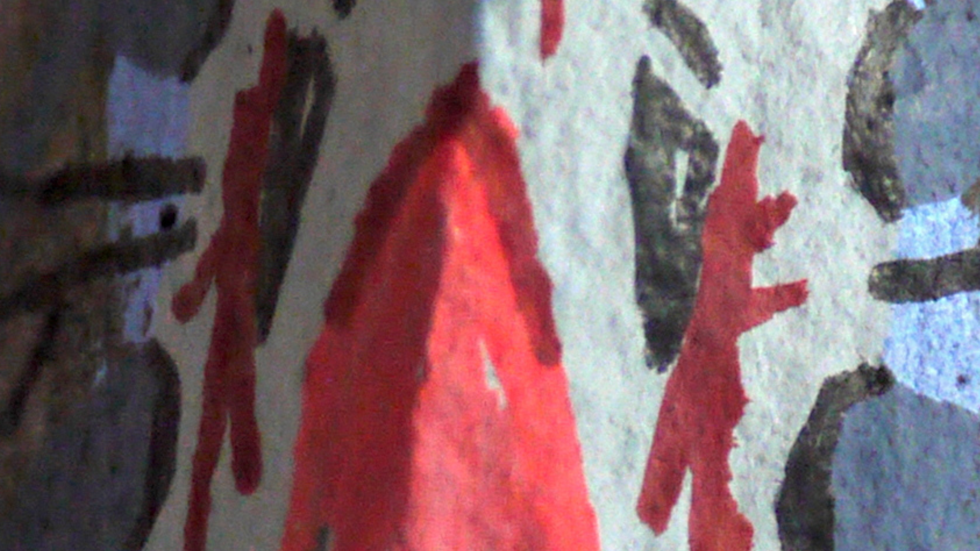 Pavé à l'acrylique et aux posca