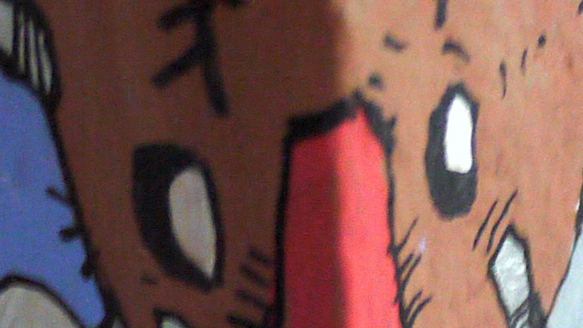 Pavé à l'acrylique et aux posca