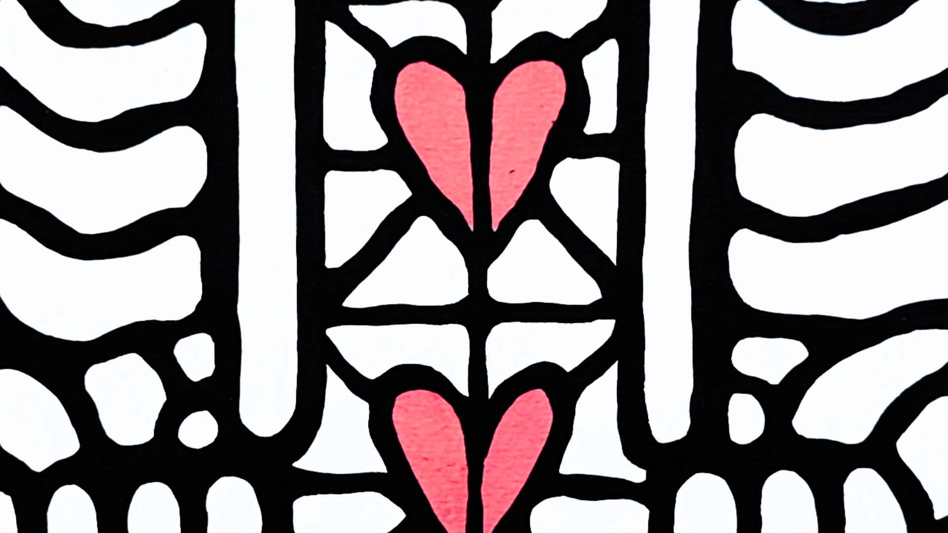 Crayon acrylique sur papier