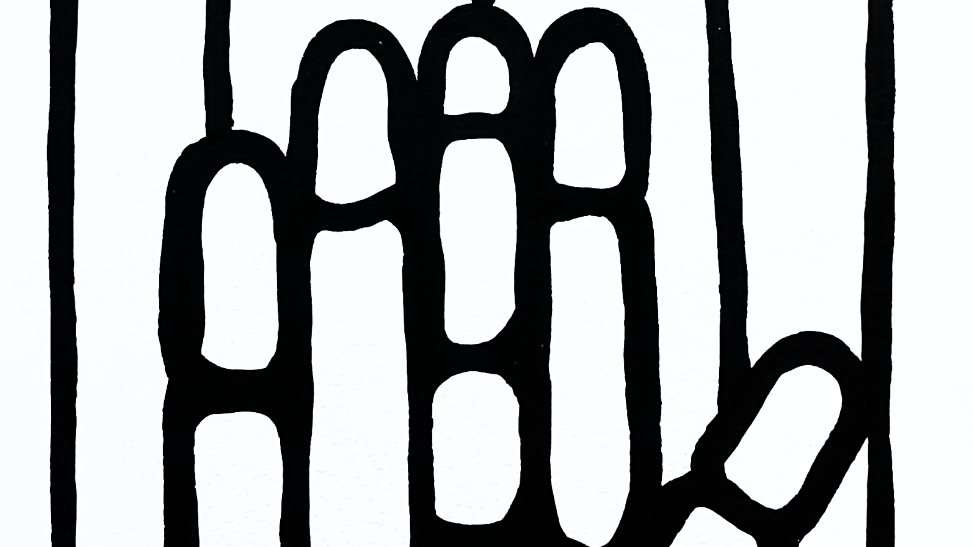 Crayon acrylique sur papier