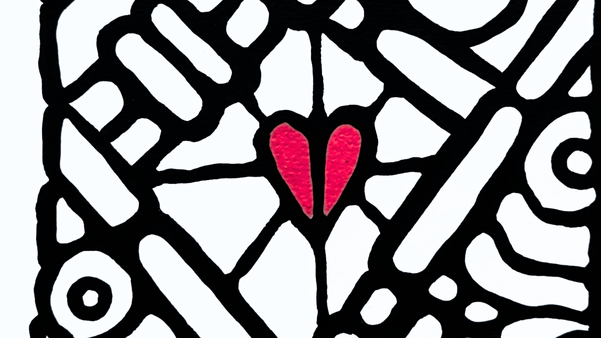 Crayon acrylique sur papier