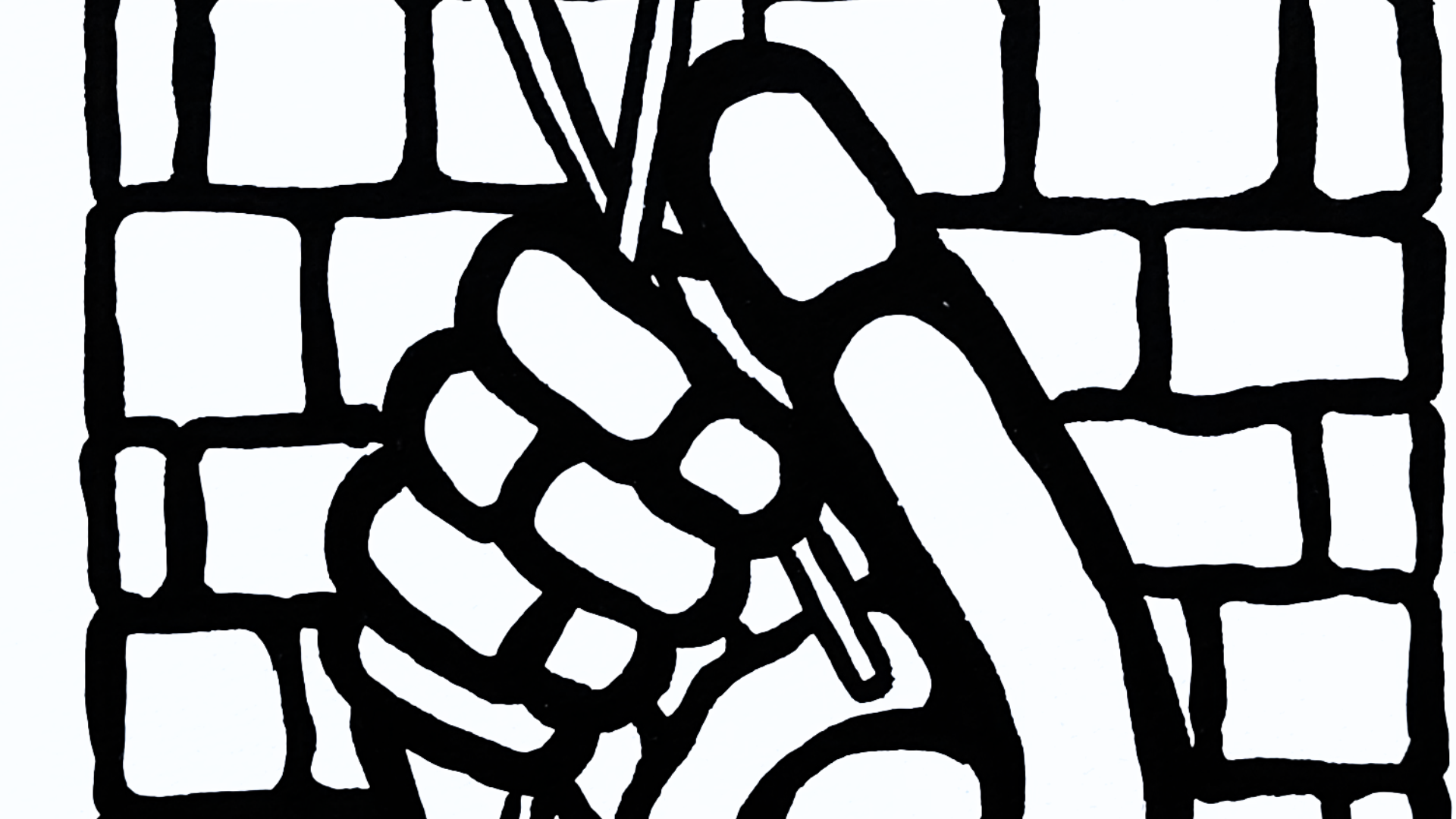 Crayon acrylique sur papier