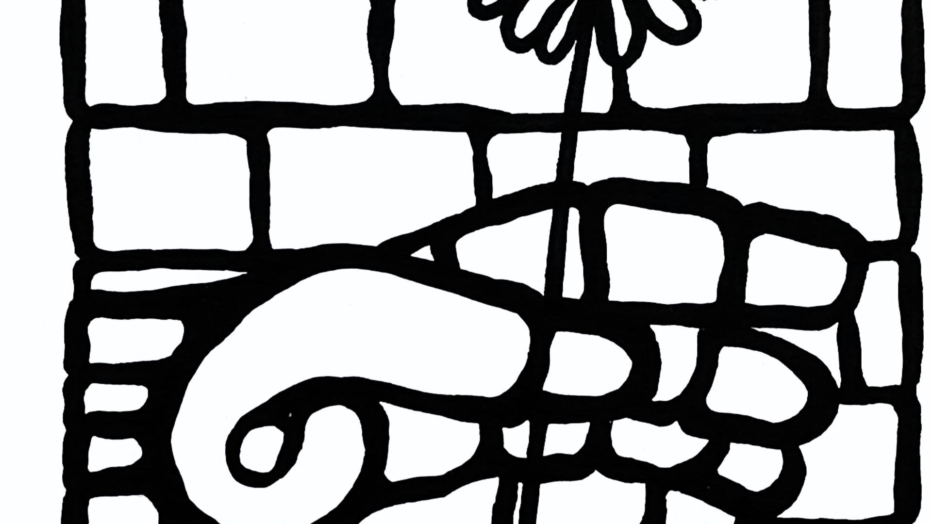 Crayon acrylique sur papier