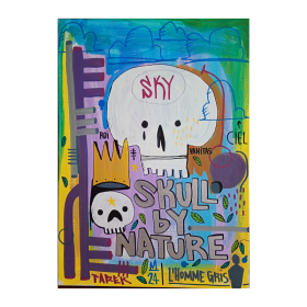 Posca et acrylique sur toile