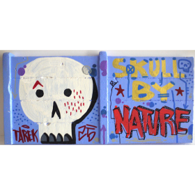 Posca et acrylique sur mur