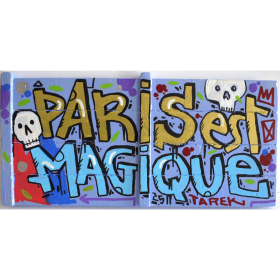 Posca et acrylique sur mur