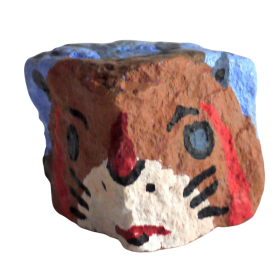 Pavé à l'acrylique et aux posca