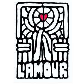 Crayon acrylique sur papier